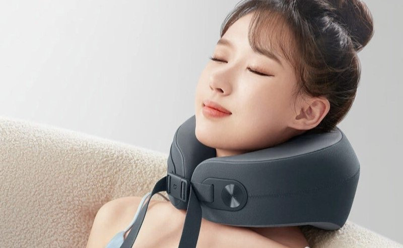 Массажер Xiaomi MJNKAM01SK воротник вибрационный, разогревающий купить,NaN