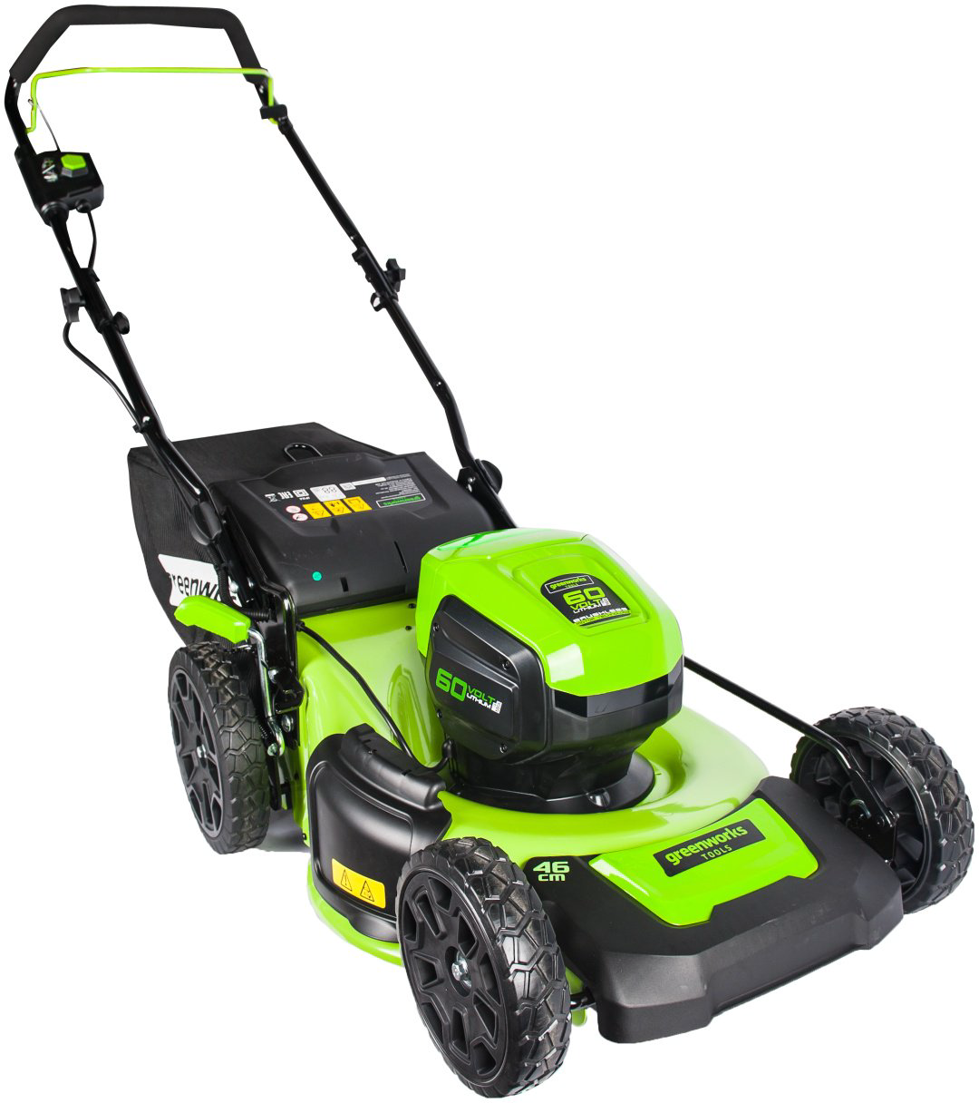 Газонокосилка колесная аккумуляторная Greenworks 2502807UB купить,NaN
