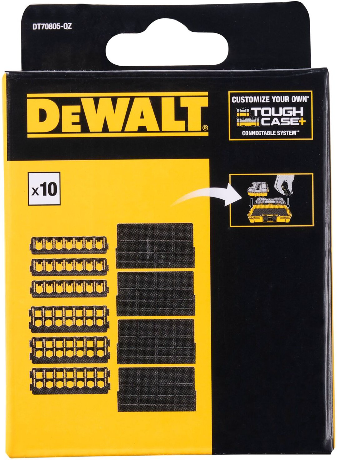 Набор универсальный 10 в 1 DeWALT DT70805