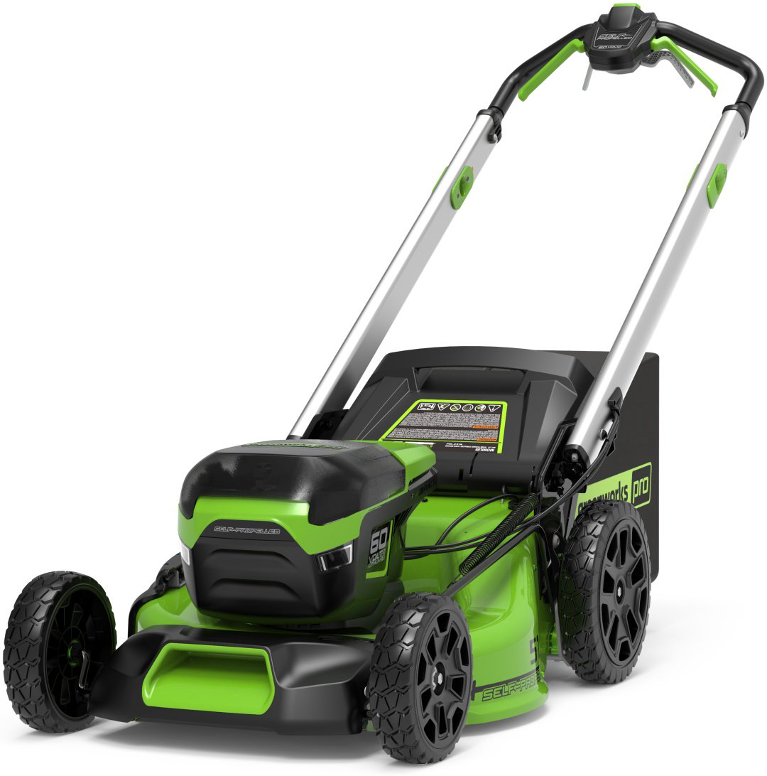 Газонокосилка самоходная аккумуляторная Greenworks 2514307UB c 1хАКБ 4Ач и ЗУ купить,NaN