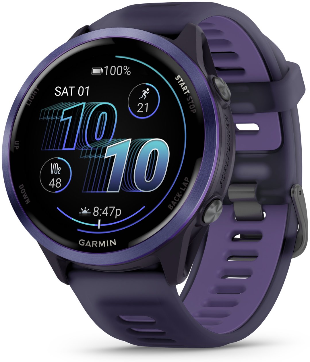 Смарт-часы Garmin Forerunner 570 47 мм фиолетовый