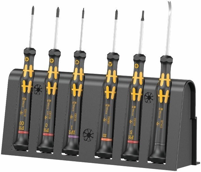 Набор универсальный 6 в 1 Wera Kraftform Micro 6 ESD