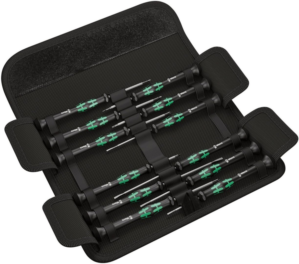 Набор универсальный 12 в 1 Wera Kraftform Micro 05073675001