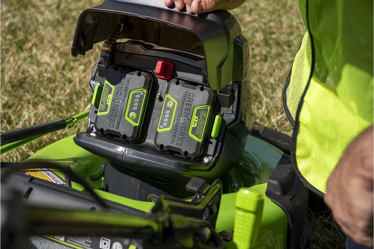 Газонокосилка колесная аккумуляторная Greenworks GC82LM51SP2K2,2515907UB купить,NaN