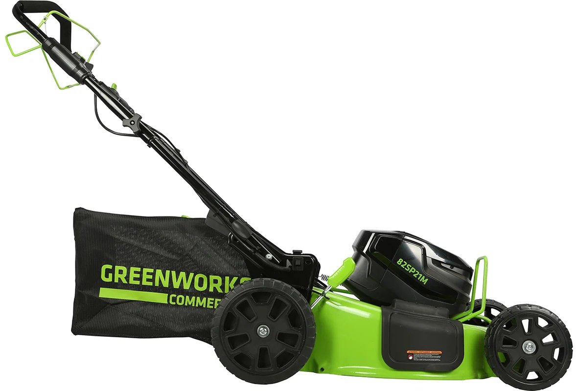 Газонокосилка колесная аккумуляторная Greenworks GC82LM51SP2K2,2515907UB купить,0