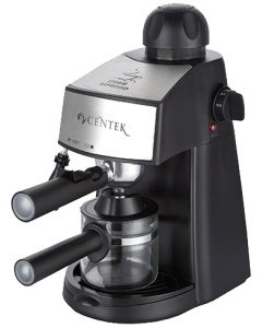 Кофеварка CENTEK CT-1160 серебристый, черный