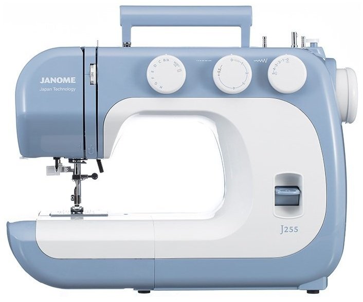 Швейная машина Janome J255 белый, голубой - ForteMarket Швейная машина Janome J255 белый, голубой купить,0