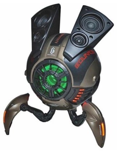 Компьютерные колонки GRAVASTAR Mars Bounce черный, коричневый