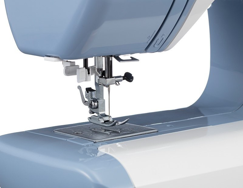 Швейная машина Janome J255 белый, голубой купить,NaN