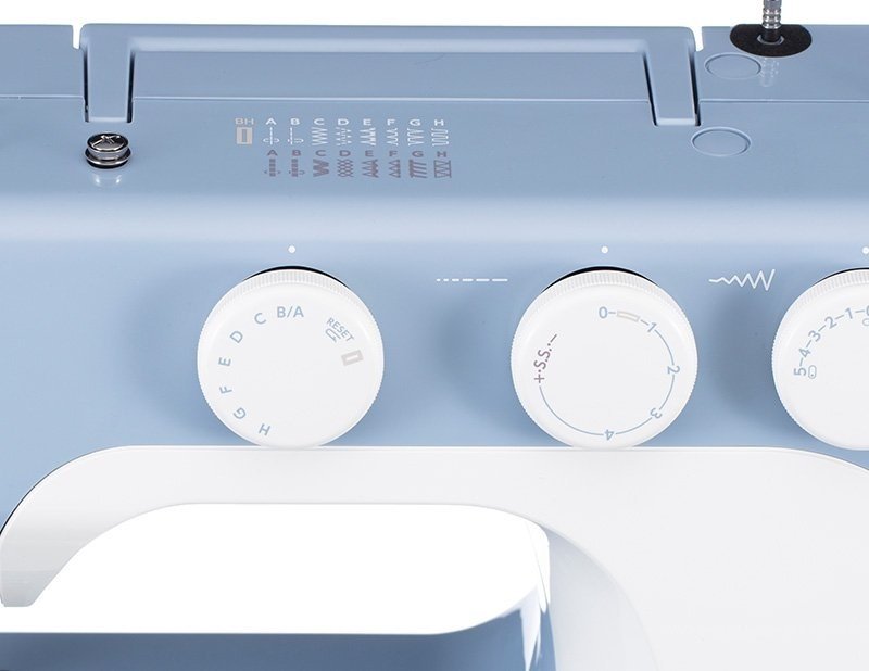 Швейная машина Janome J255 белый, голубой - ForteMarket Швейная машина Janome J255 белый, голубой купить,0