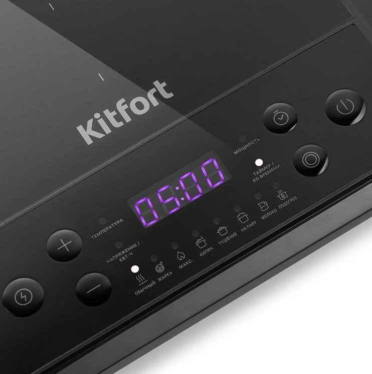 Настольная плита Kitfort КТ-158 черный - ForteMarket Настольная плита Kitfort КТ-158 черный купить,0