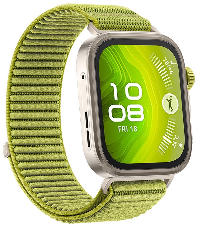 Смарт-часы Huawei WATCH FIT 4 Pro 44 мм серебристый-зеленый купить,0