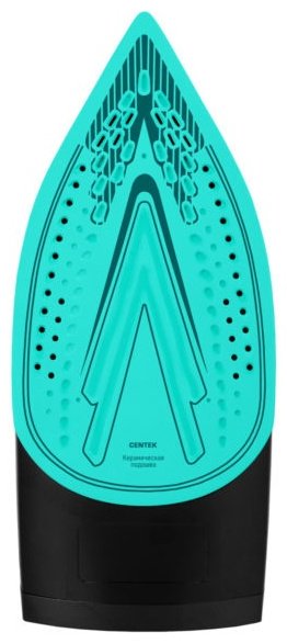Утюг CENTEK СТ-2314 черный, бирюзовый - ForteMarket Утюг CENTEK СТ-2314 черный, бирюзовый купить,0