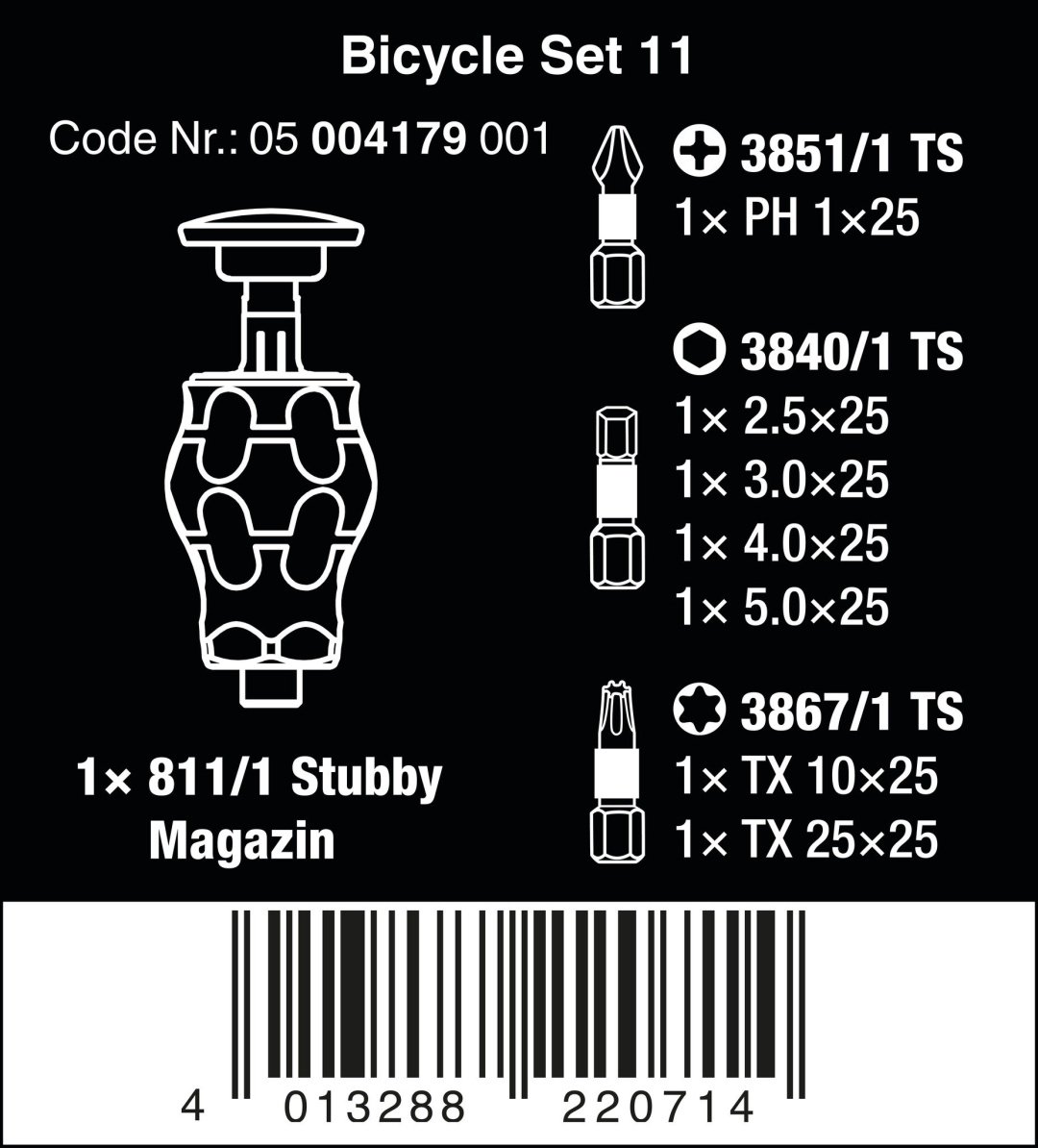 Wera рукоять для бит 05004179001, 7 шт. купить,NaN