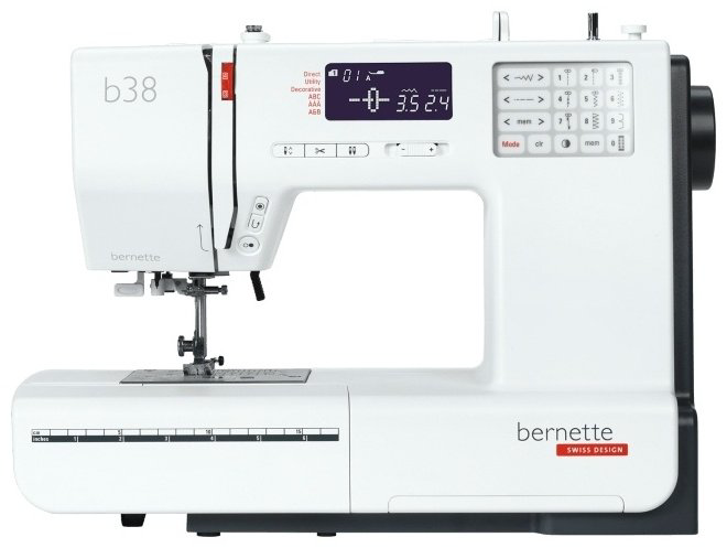 Швейная машина Bernina Bernette B38 белый, черный