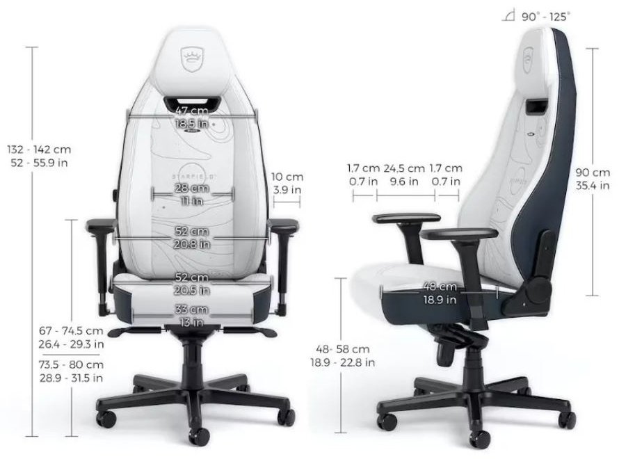 Игровое кресло Noblechairs УТ-00143014, белый