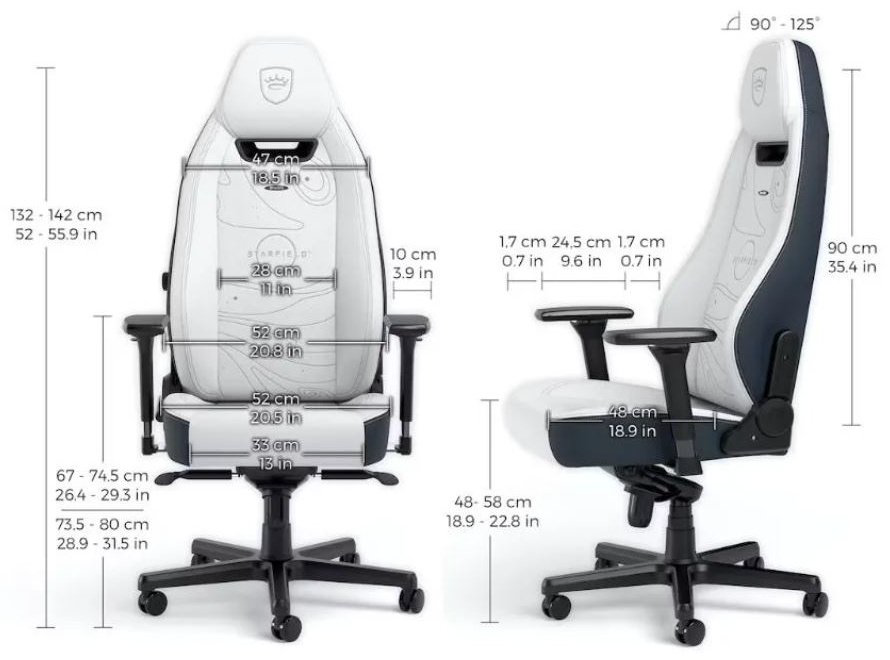Игровое кресло Noblechairs УТ-00143014, белый