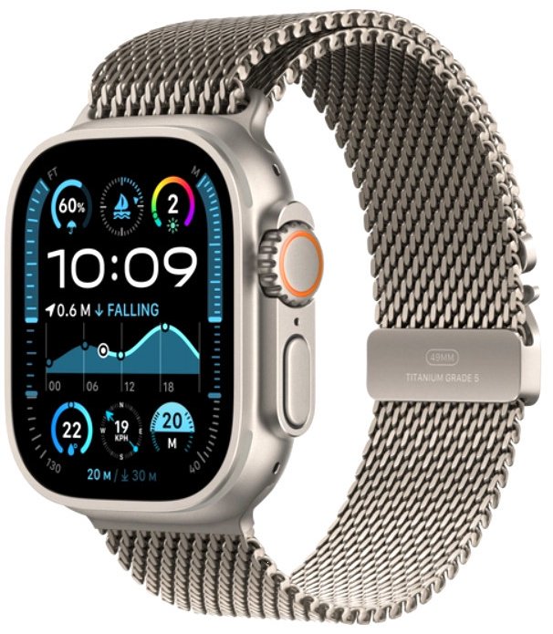 Смарт-часы Apple Watch Ultra 2 2024 GPS + Cellular M 49 мм серебристый