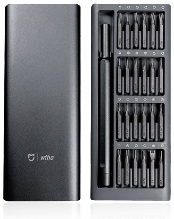 Xiaomi отвертка с насадками для точных работ MiJia Wiha JXLSD01XH набор из 25