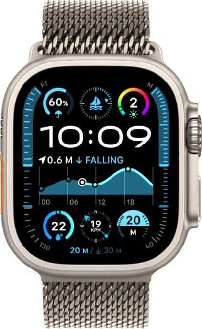 Смарт-часы Apple Watch Ultra 2 2024 GPS + Cellular M 49 мм серебристый