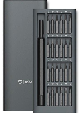 Xiaomi отвертка с насадками для точных работ MiJia Wiha JXLSD01XH набор из 25 купить,0