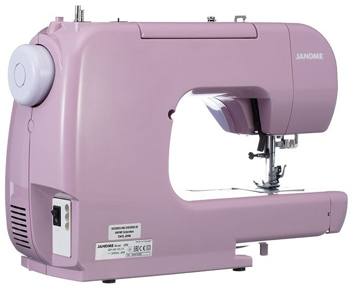Швейная машина Janome J590 белый, розовый купить,NaN