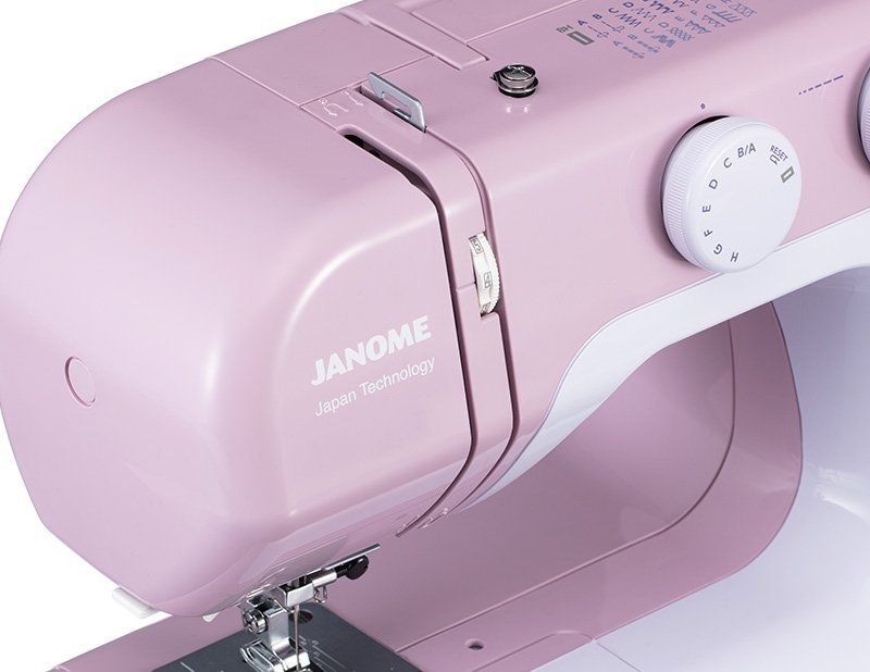 Швейная машина Janome J590 белый, розовый купить,0