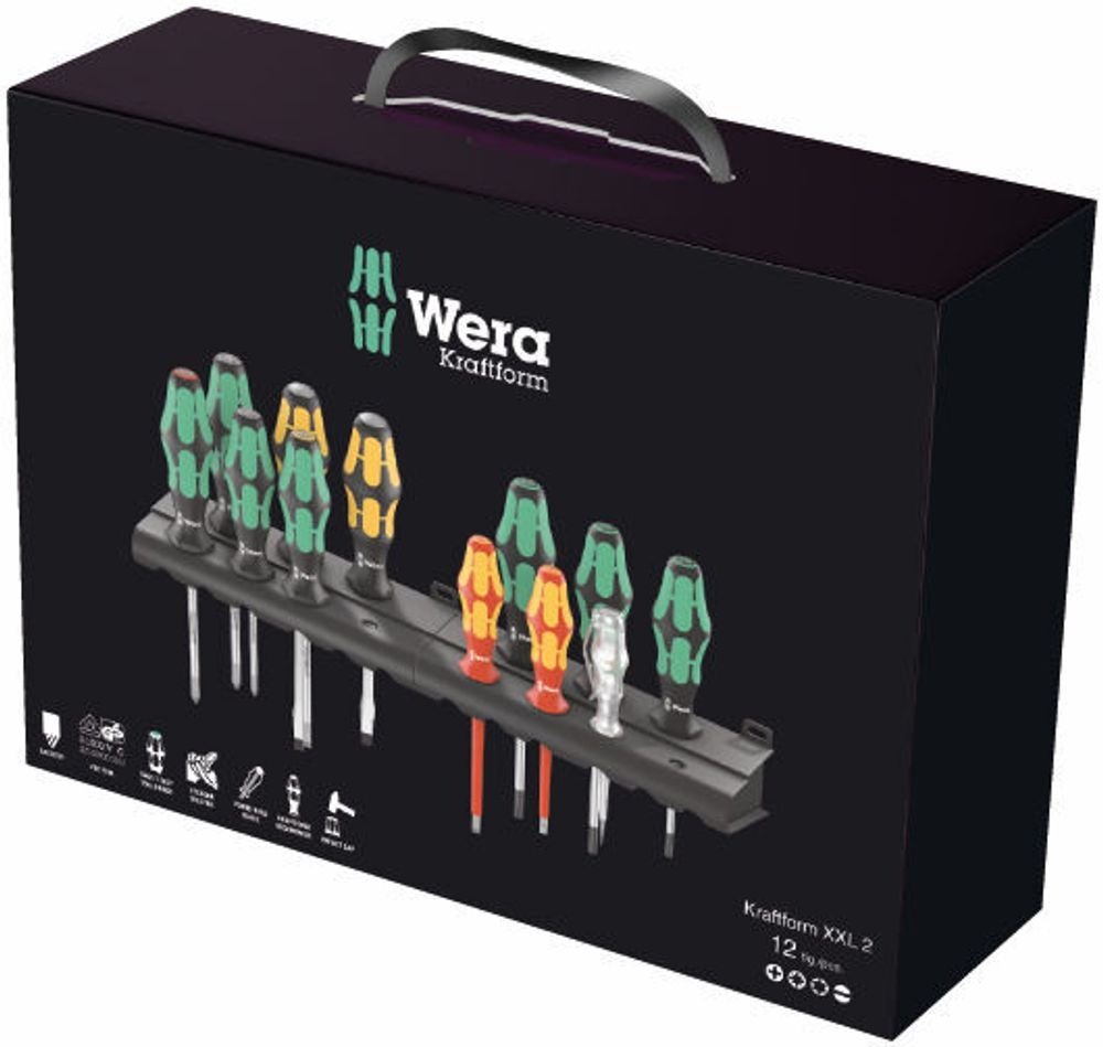Wera набор отверток Kraftform XXL 2 набор из 12