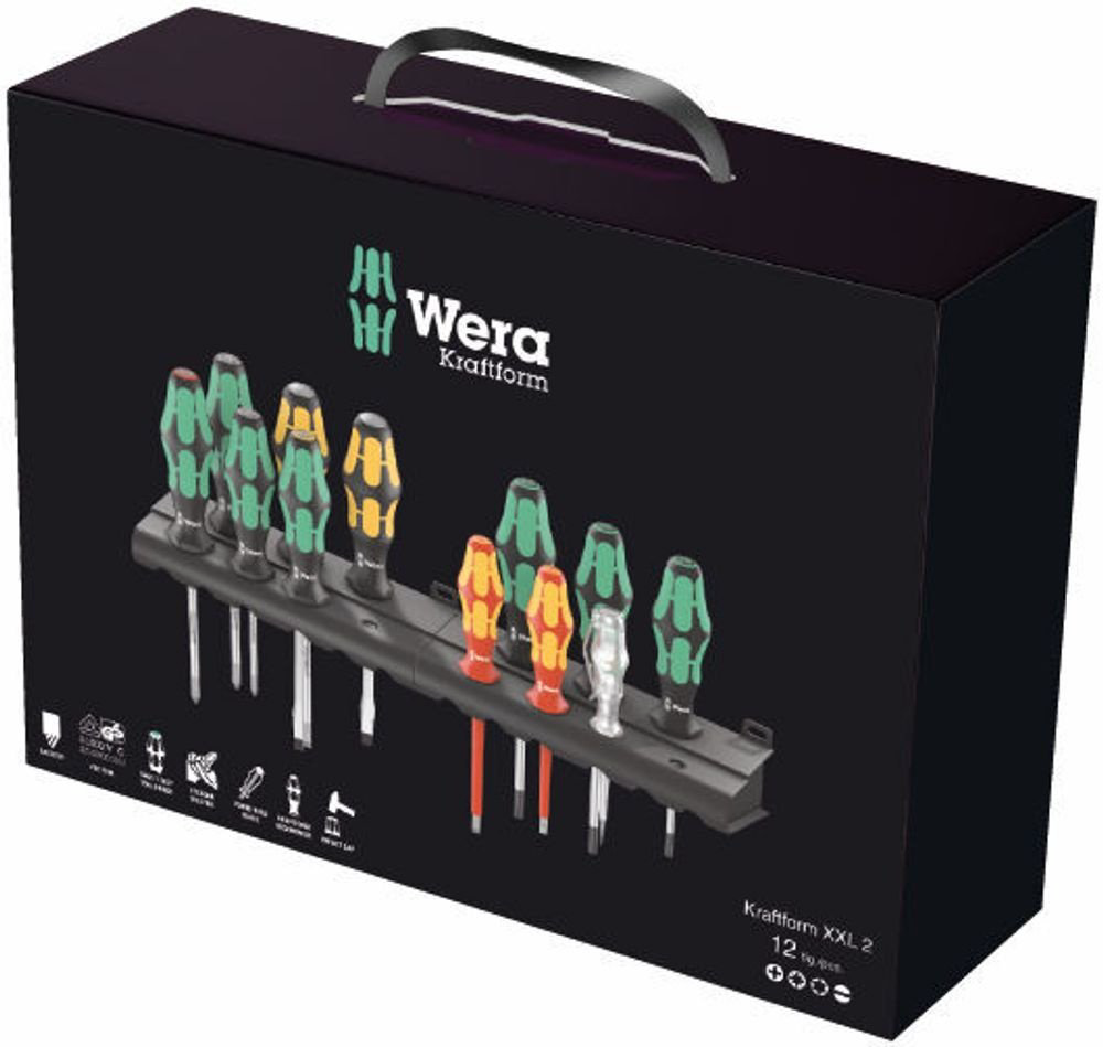 Wera набор отверток Kraftform XXL 2 набор из 12