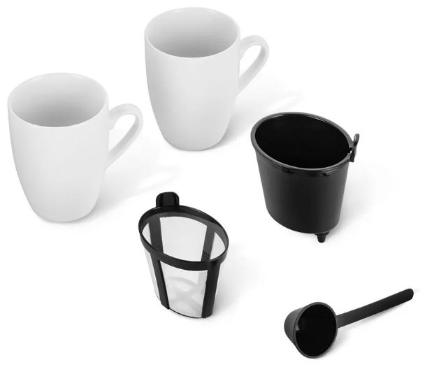 Кофеварка Kitfort KT-7618 белый, бежевый, зеленый - ForteMarket Кофеварка Kitfort KT-7618 белый, бежевый, зеленый купить,0