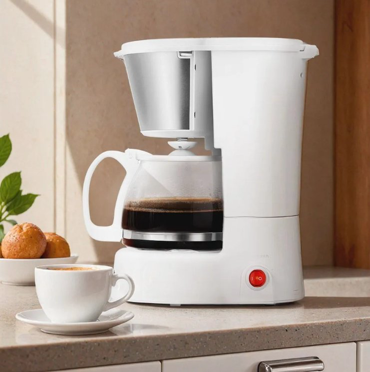Кофеварка Kitfort KT-7631 белый, стальной, серый - ForteMarket Кофеварка Kitfort KT-7631 белый, стальной, серый купить,11690