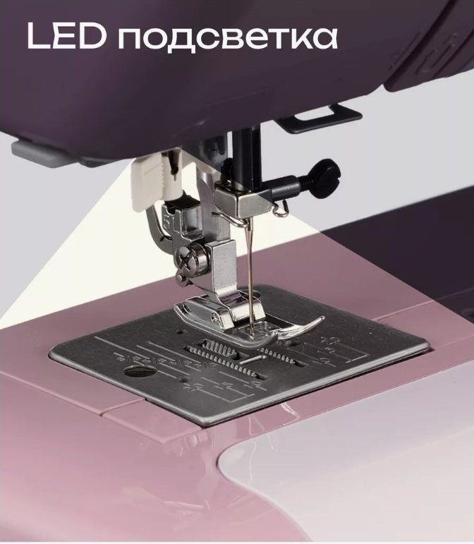 Швейная машина Janome J590 белый, розовый купить,0