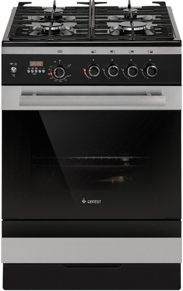 Кухонная плита GEFEST ПГ 6500-04 0169 черный