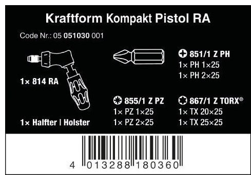 Wera отвертка с насадками Kraftform набор из 7 - ForteMarket Wera отвертка с насадками Kraftform набор из 7 купить,0