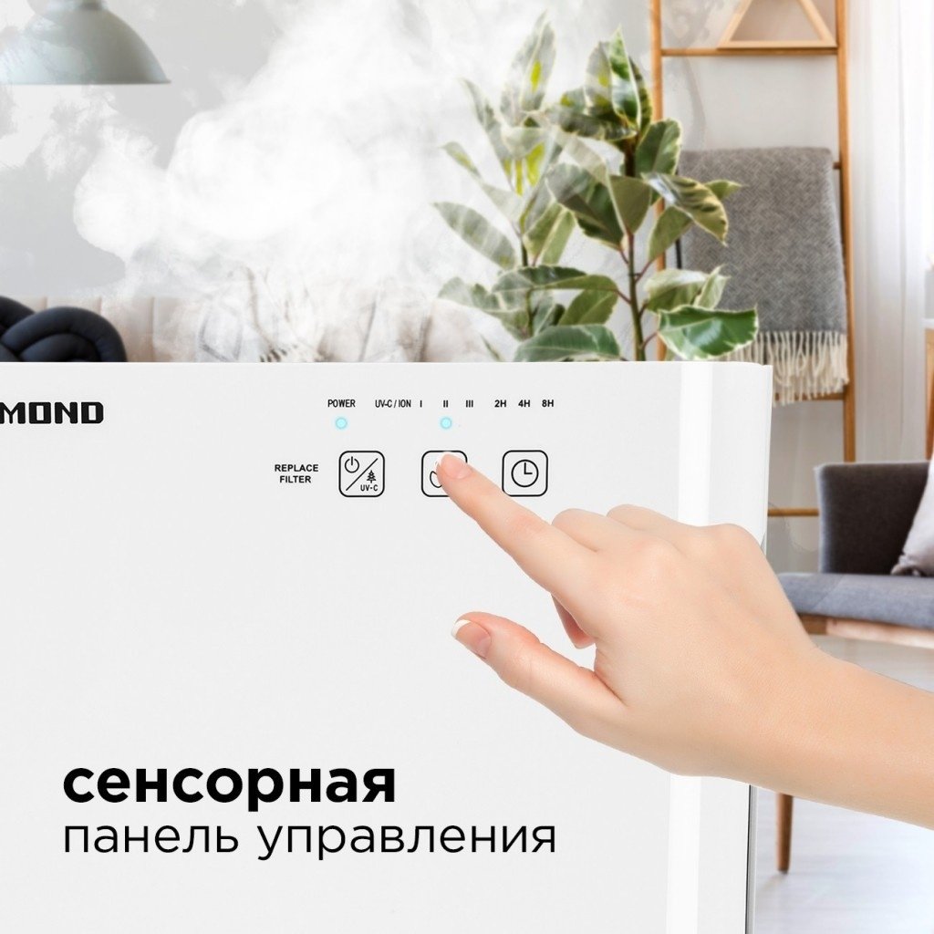 Очиститель воздуха REDMOND RAC-3708 белый купить,0