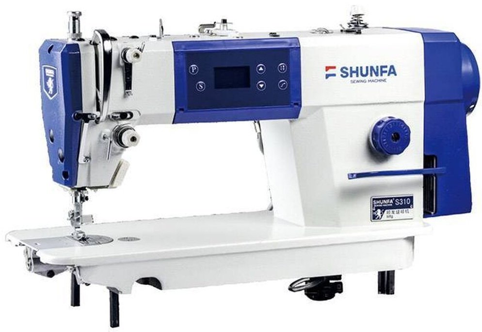 Швейная машина Shunfa S320 синий, белый