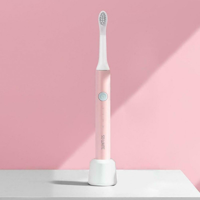Электрическая щетка Xiaomi звуковая So White Sonic Electric Toothbrush EX3 Sakura Pink щетина средняя купить,NaN