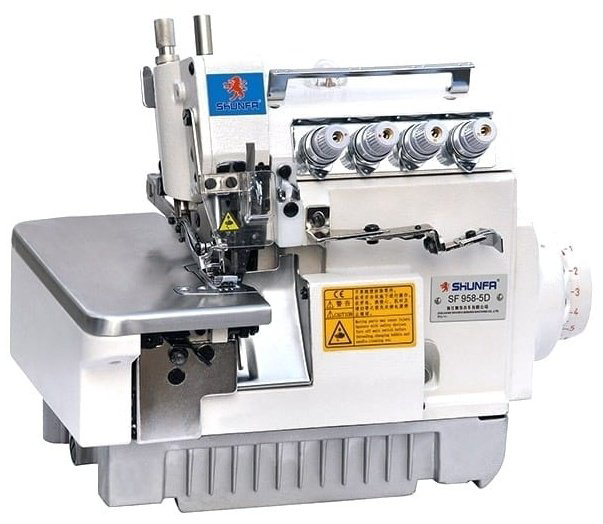 Оверлок Shunfa SF 958-5D белый