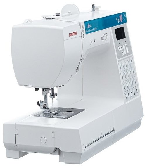 Швейная машина Janome HomeDecor 6180 белый, синий - ForteMarket Швейная машина Janome HomeDecor 6180 белый, синий купить,0