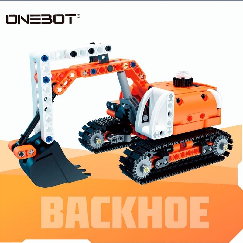 Конструктор ONEBOT Mini Engineering Excavator, деталей 294 шт