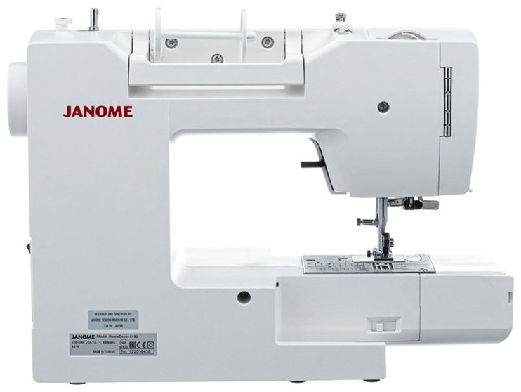 Швейная машина Janome HomeDecor 6180 белый, синий купить,NaN