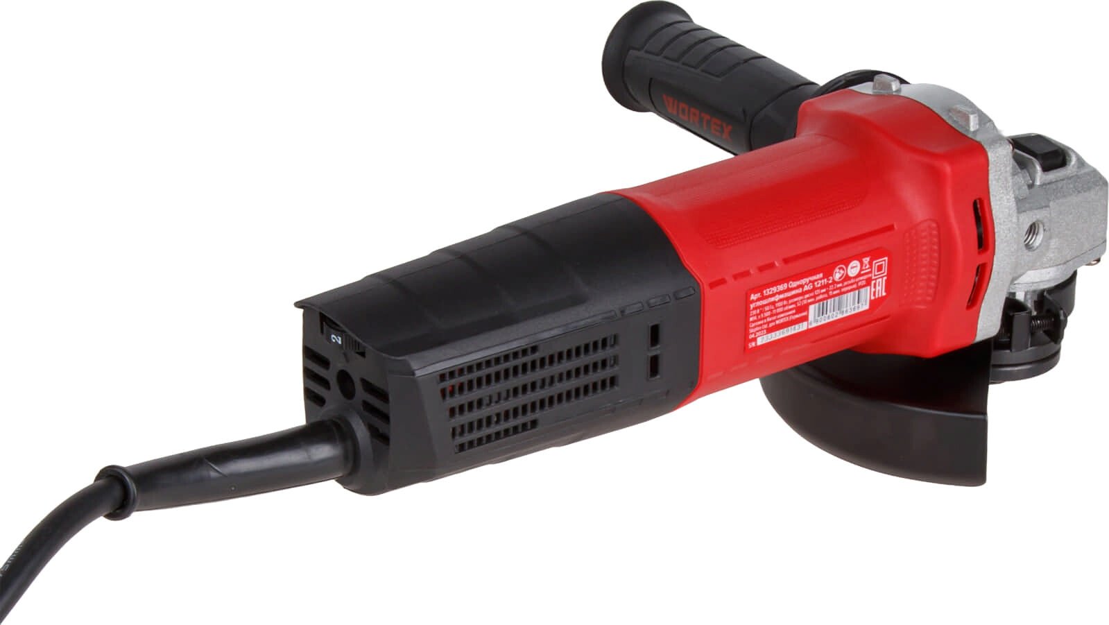 Шлифмашина угловая WORTEX LX AG 1211-2 (1329369) купить,0