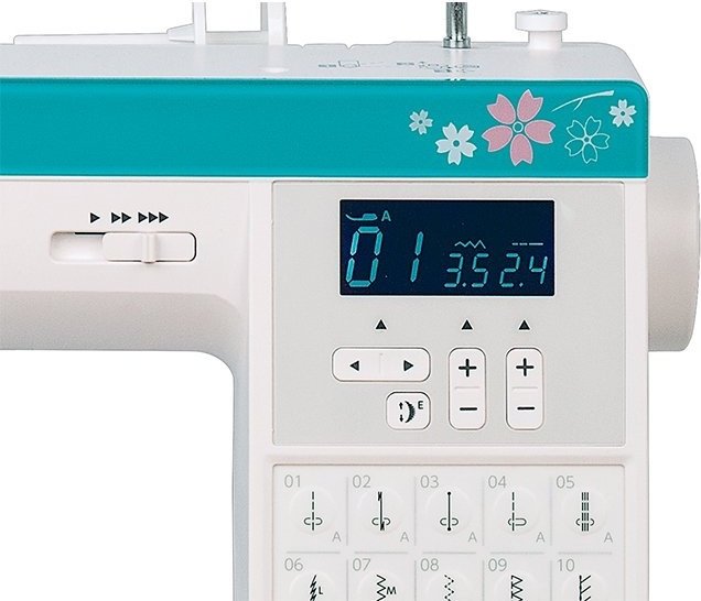 Швейная машина Janome HomeDecor 6180 белый, синий - ForteMarket Швейная машина Janome HomeDecor 6180 белый, синий купить,0