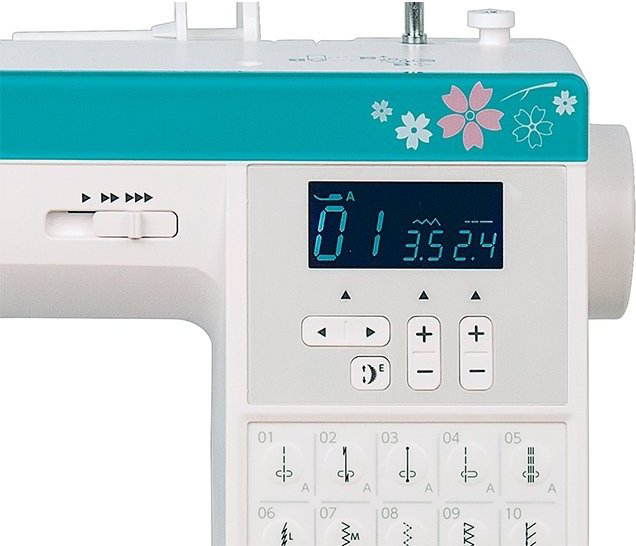 Швейная машина Janome HomeDecor 6180 белый, синий купить,NaN