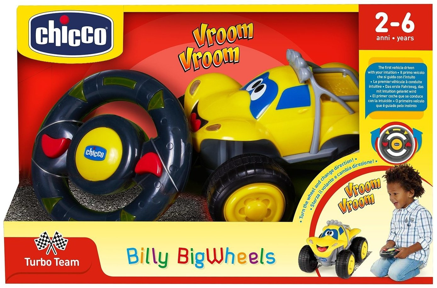 Chicco Билли большие колеса желтый купить,NaN