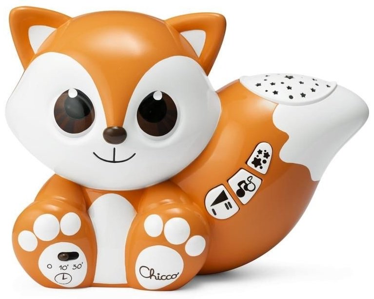 Chicco ночник-проектор Лисенок 1165787, пластик