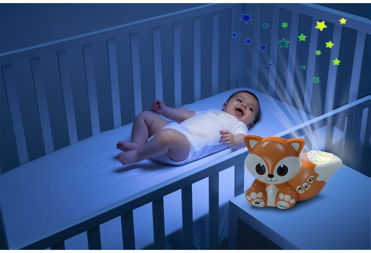 Chicco ночник-проектор Лисенок 1165787, пластик купить,NaN