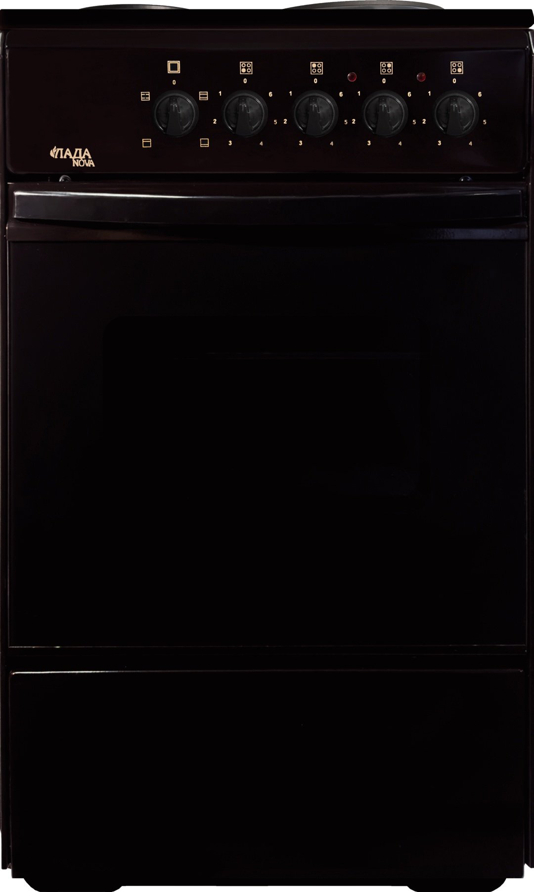Кухонная плита Flama Лада Nova AE14027-B коричневый - ForteMarket Кухонная плита Flama Лада Nova AE14027-B коричневый купить,0