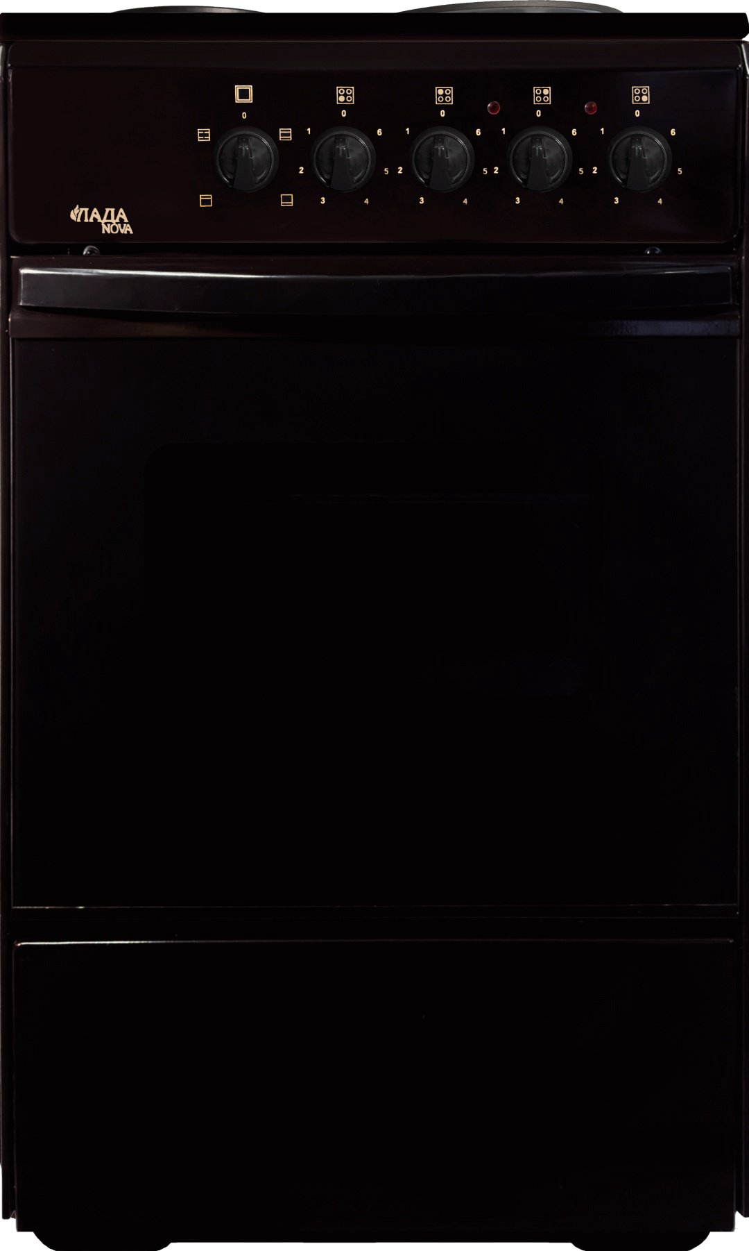 Кухонная плита Flama Лада Nova AE14027-B коричневый купить,NaN
