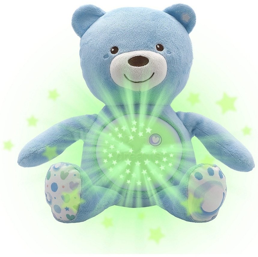Chicco ночник Мишка, ткань, пластик купить,0